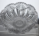 ABP cut glass bowl American 22425b