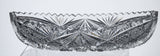 ABP cut glass canoe dish auction