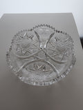 Fry CUT GLASS dish