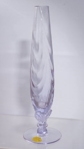 Lilac Glass Tiiffin bud vase