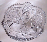 American Brilliant Period hand Cut Glass Antique 8/"/ bowl ABP auction