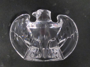 Glass Eagle Signed Steuben 8496 1984 Loyd Adkins auction