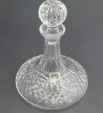 Signed Waterford glass Ships decanter auction