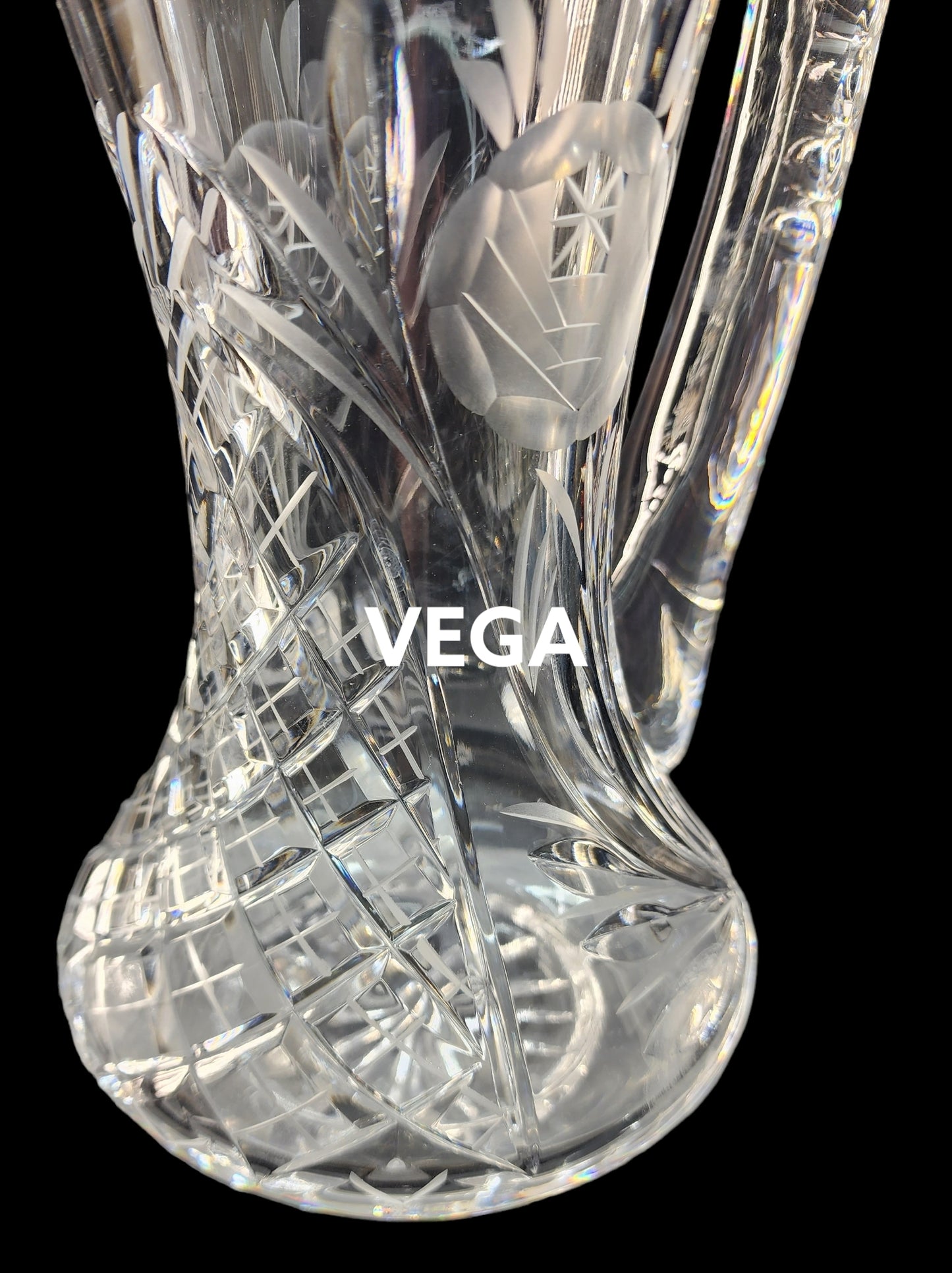 Cut glass pitcher Hungry vega