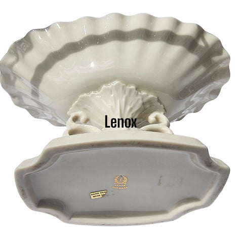 lenox pedestal oval centerpiece Gold mark