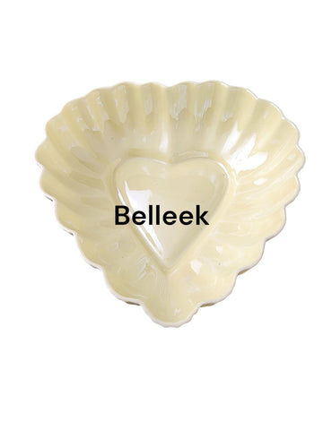 Belleek heart shaped dish Ireland