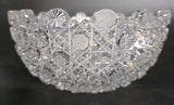ABP cut glass bowl American brilliant period 1886 -1915 bob53