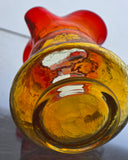 Amberinea crackle glass small pitcher