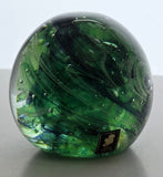 Art glass Kerry Ireland paperweight,