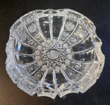 Cut glass Heavy ashtray crystal good quality one of a kind