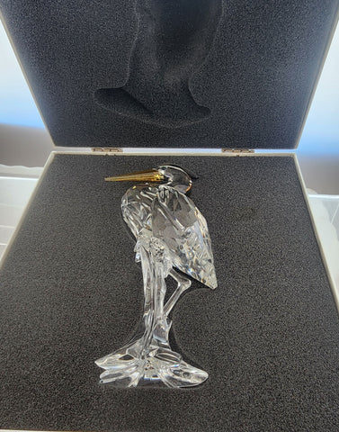 Swarovski silver crystal Heron DWH001