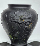 Tiffin art glass poppy vase
