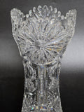 ABP cut glass vase antique bob47