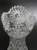 ABP cut glass vase antique bob47