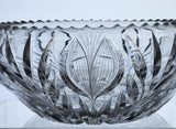 ABP cut glass bowl Murillo Pairpoint Butterfly ANTIQUE 7.5 lbs auction
