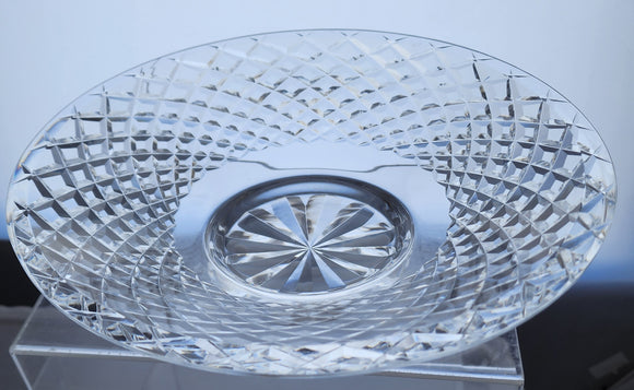 Signed Waterford CRYSTAL bowl / plate Auction