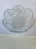 ABP cut glass bowl American brilliant period 1886 -1915 bob14