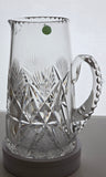 ABP cut glass pitcher American brilliant blown blank hand polished Bob30