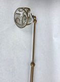 Brass / glass candle snuffer