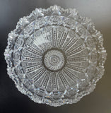 ABP cut glass bowl American brilliant period 1886 -1915 bob13