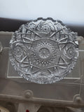 ABP cut glass low bowl American brilliant