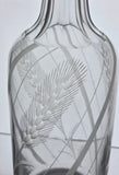 Cut Glass Wheat Decanter