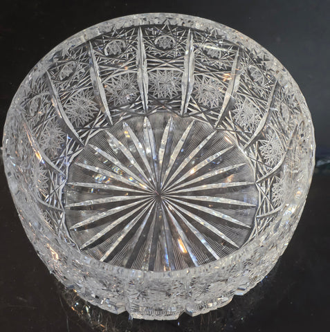Crystal Cut Glass Bowl