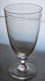 Pair Signed Lenox Crystal sentiment ice tea glasses replacement