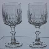2 piece Schott - Zwiesel cut glass Crystal wine glass