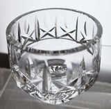 Signed Waterford pedestal crystal sugar and creamer