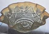 Dugan glass Co. Opalescent Dragon Lady bowl auction