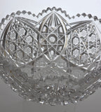 ABP cut glass bowl American brilliant period 1886 -1915 bob38