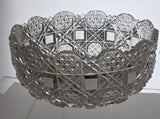 ABP cut glass bowl American brilliant period 1886 -1915 bob33