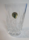 Pair Signed Waterford Lismore 12 oz tumbler Crystal