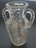 ABP cut glass signed Tuthill vase antique bob40