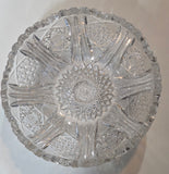 ABP cut glass blown blank bowl American brilliant period 1886 -1915 bob46