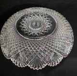 Signed Sinclair ABP cut glass blown blank bowl American brilliant period 1886 -1915 bob54