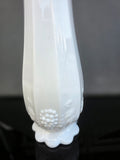 Westmoreland milk Glass paneled grape swung vase