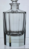 Vintage hand cut glass fluted panel decanter