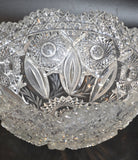 ABP cut glass bowl American brilliant period 1886 -1915 bob42