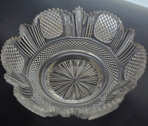 Cut glass Epergne bowl bob9