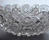 ABP cut glass Hunts Royal bowl American brilliant period 1886 -1915 bob10