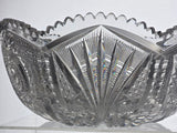 ABP cut glass signed Fry bowl American brilliant period 1886 -1915 bob63