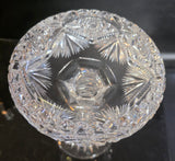 ABP cut glass Fry compote antique bob69