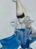 Murano Art glass blue Lady Dancer