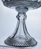 Signed Libbey cut glass compote ABP antique Auction