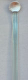 Clear glass cane walking stick round knob mug13