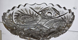 ABP cut glass low bowl American brilliant auc101