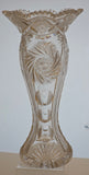 ABP cut glass vase antique bob41