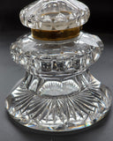 Cut Glass Inkwell Antique